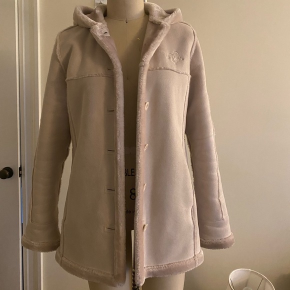 Other - Liv a Little beige fur coat with buttons